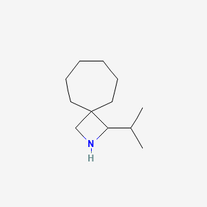 molecular formula C12H23N B2586270 1-(丙烷-2-基)-2-氮杂螺[3.6]癸烷 CAS No. 1862564-31-5