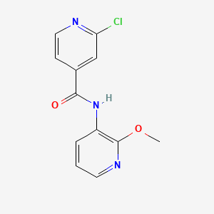 molecular formula C12H10ClN3O2 B2586285 2-chloro-N-(2-methoxypyridin-3-yl)pyridine-4-carboxamide CAS No. 1183186-22-2