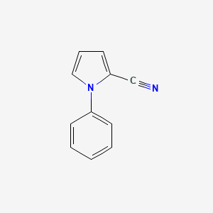 molecular formula C11H8N2 B2586288 1-苯基-1H-吡咯-2-腈 CAS No. 35524-46-0
