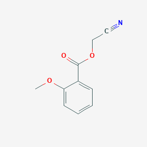 molecular formula C10H9NO3 B2586330 Benzoicacid,2-methoxy-,cyanomethylester CAS No. 569340-75-6