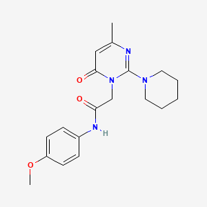 N-(4-methoxyphenyl)-2-(4-methyl-6-oxo-2-piperidin-1-ylpyrimidin-1(6H)-yl)acetamide