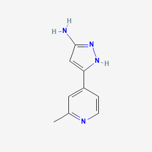 3-Amino-5-(2-methyl-4-pyridyl)pyrazole