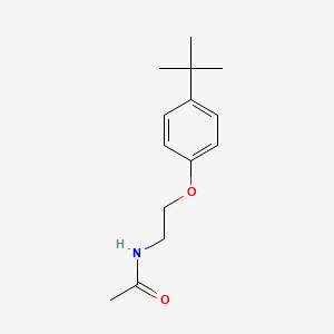 molecular formula C14H21NO2 B2586409 N-[2-(4-叔丁基苯氧基)乙基]乙酰胺 CAS No. 883804-52-2