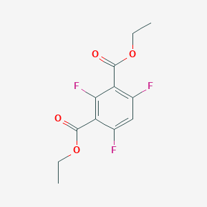 molecular formula C12H11F3O4 B2586446 2,4,6-Trifluoroisophthalic acid diethyl ester CAS No. 1965305-05-8