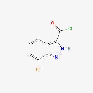 molecular formula C8H4BrClN2O B2586452 7-Bromo-2H-indazole-3-carbonyl chloride CAS No. 1260828-53-2
