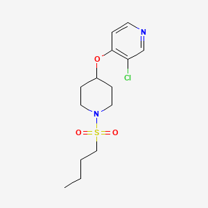 4-((1-(Butylsulfonyl)piperidin-4-yl)oxy)-3-chloropyridine