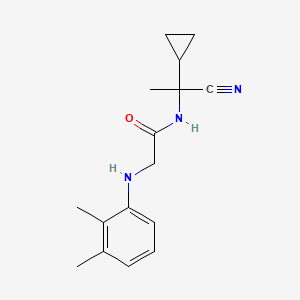 molecular formula C16H21N3O B2586507 N-(1-氰基-1-环丙基乙基)-2-(2,3-二甲基苯胺基)乙酰胺 CAS No. 1181533-25-4