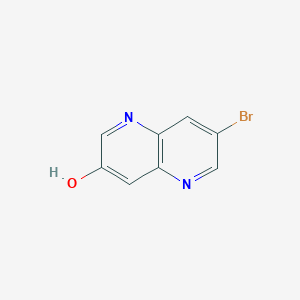 molecular formula C8H5BrN2O B2586519 7-Bromo-1,5-naphthyridin-3-ol CAS No. 2089648-77-9