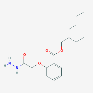 molecular formula C17H26N2O4 B2586534 2-Ethylhexyl 2-(2-hydrazinyl-2-oxoethoxy)benzoate CAS No. 1400541-16-3