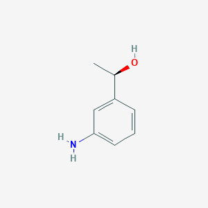 molecular formula C8H11NO B2586538 (1R)-1-(3-aminophenyl)ethanol CAS No. 201939-71-1