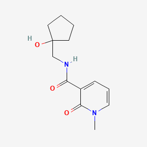 B2586566 N-((1-hydroxycyclopentyl)methyl)-1-methyl-2-oxo-1,2-dihydropyridine-3-carboxamide CAS No. 1331282-42-8
