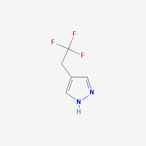 B2586650 4-(2,2,2-trifluoroethyl)-1H-pyrazole CAS No. 1211529-61-1