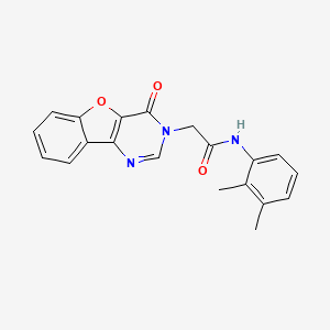 molecular formula C20H17N3O3 B2586715 N-(2,3-dimethylphenyl)-2-(4-oxo[1]benzofuro[3,2-d]pyrimidin-3(4H)-yl)acetamide CAS No. 850651-98-8