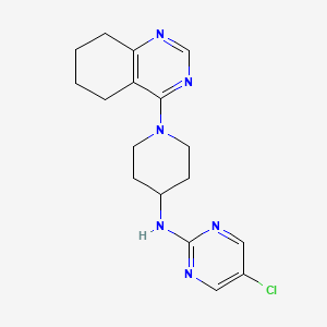 B2586736 5-chloro-N-[1-(5,6,7,8-tetrahydroquinazolin-4-yl)piperidin-4-yl]pyrimidin-2-amine CAS No. 2097904-37-3