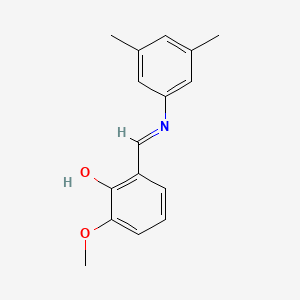 2-{[(3,5-Dimethylphenyl)imino]methyl}-6-methoxyphenol