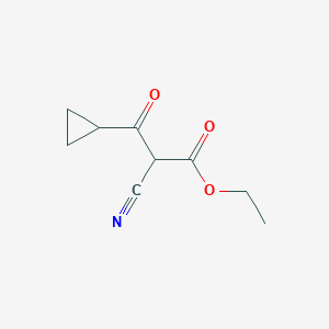 Ethyl 2-cyano-3-cyclopropyl-3-oxopropanoate