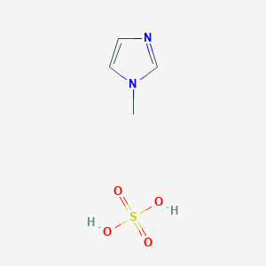 molecular formula C4H8N2O4S B2586800 1-Methylimidazolium hydrogen sulfate CAS No. 681281-87-8