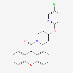 (4-((5-chloropyridin-2-yl)oxy)piperidin-1-yl)(9H-xanthen-9-yl)methanone