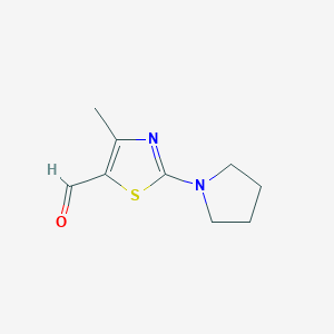 4-Methyl-2-pyrrolidin-1-yl-thiazole-5-carbaldehyde