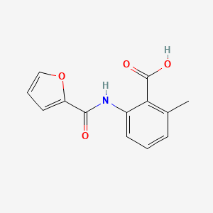 molecular formula C13H11NO4 B2586862 2-(2-Furoylamino)-6-methylbenzoic acid CAS No. 696642-59-8