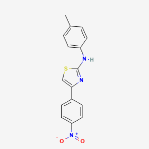 N-(4-methylphenyl)-4-(4-nitrophenyl)-1,3-thiazol-2-amine