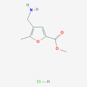 Methyl 4-(aminomethyl)-5-methylfuran-2-carboxylate hydrochloride