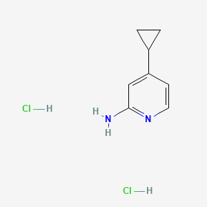 4-Cyclopropylpyridin-2-amine dihydrochloride