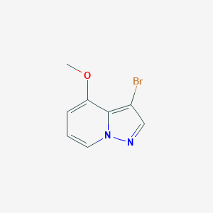 molecular formula C8H7BrN2O B2586957 3-Bromo-4-methoxypyrazolo[1,5-a]pyridine CAS No. 2137785-31-8