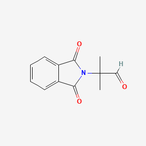 2-(1,3-dioxo-2,3-dihydro-1H-isoindol-2-yl)-2-methylpropanal