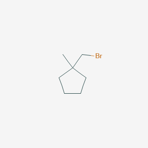 molecular formula C7H13Br B2586977 1-(Bromomethyl)-1-methylcyclopentane CAS No. 1461714-15-7