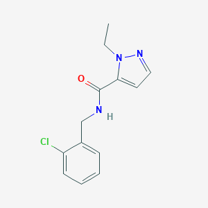 N-(2-chlorobenzyl)-1-ethyl-1H-pyrazole-5-carboxamide