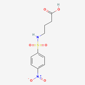 4-{[(4-Nitrophenyl)sulfonyl]amino}butanoic acid