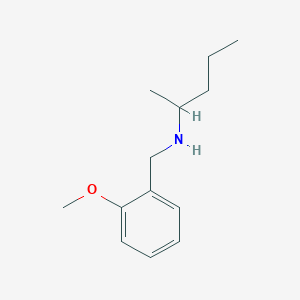molecular formula C13H21NO B2586997 [(2-Methoxyphenyl)methyl](pentan-2-yl)amine CAS No. 1019594-89-8