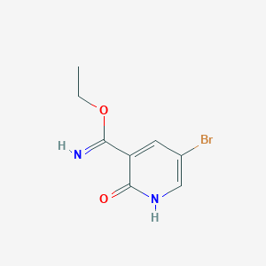 Ethyl 5-bromo-2-oxo-1H-pyridine-3-carboximidate