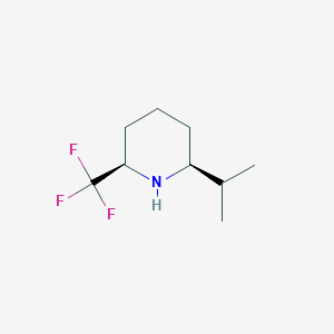 (2S,6R)-2-Propan-2-yl-6-(trifluoromethyl)piperidine