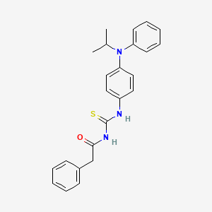 N-(((4-((Isopropyl)phenylamino)phenyl)amino)thioxomethyl)-2-phenylethanamide