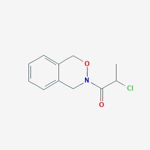 2-Chloro-1-(1,4-dihydro-2,3-benzoxazin-3-yl)propan-1-one