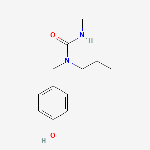 molecular formula C12H18N2O2 B2587184 1-[(4-Hydroxyphenyl)methyl]-3-methyl-1-propylurea CAS No. 866155-87-5