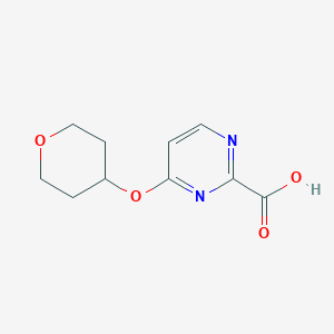 4-(Tetrahydro-2H-pyran-4-yloxy)pyrimidine-2-carboxylic acid