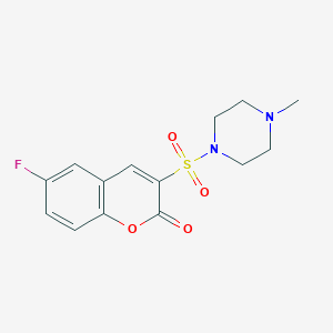 6-fluoro-3-((4-methylpiperazin-1-yl)sulfonyl)-2H-chromen-2-one