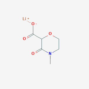 Lithium(1+) ion 4-methyl-3-oxomorpholine-2-carboxylate