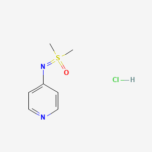 Dimethyl-oxo-pyridin-4-ylimino-lambda6-sulfane;hydrochloride