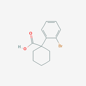 molecular formula C13H15BrO2 B2587361 1-(2-溴苯基)环己烷-1-羧酸 CAS No. 1260652-56-9