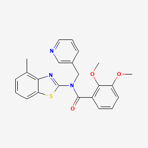 2,3-dimethoxy-N-(4-methylbenzo[d]thiazol-2-yl)-N-(pyridin-3-ylmethyl)benzamide