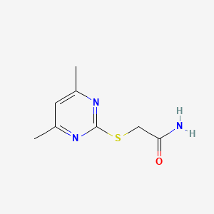 2-(4,6-Dimethylpyrimidin-2-yl)sulfanylacetamide