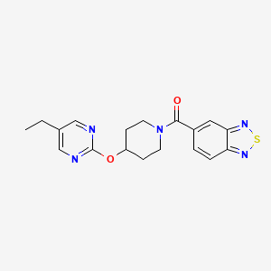 2,1,3-Benzothiadiazol-5-yl-[4-(5-ethylpyrimidin-2-yl)oxypiperidin-1-yl]methanone