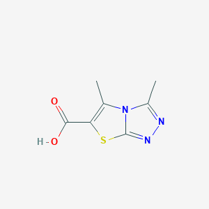 Dimethyl-[1,2,4]triazolo[3,4-b][1,3]thiazole-6-carboxylic acid