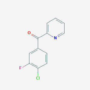 2-(4-Chloro-3-fluorobenzoyl)pyridine