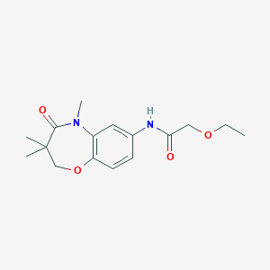 2-ethoxy-N-(3,3,5-trimethyl-4-oxo-2,3,4,5-tetrahydrobenzo[b][1,4]oxazepin-7-yl)acetamide