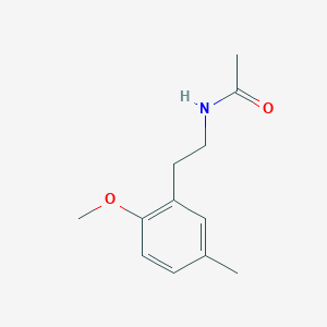 molecular formula C12H17NO2 B2587497 N-[2-(2-methoxy-5-methylphenyl)ethyl]acetamide CAS No. 156482-83-6